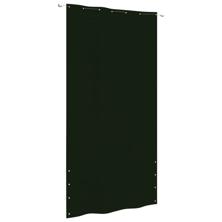 Écran de balcon Vidaxl 140x240 cm Oxford tissu vert foncé