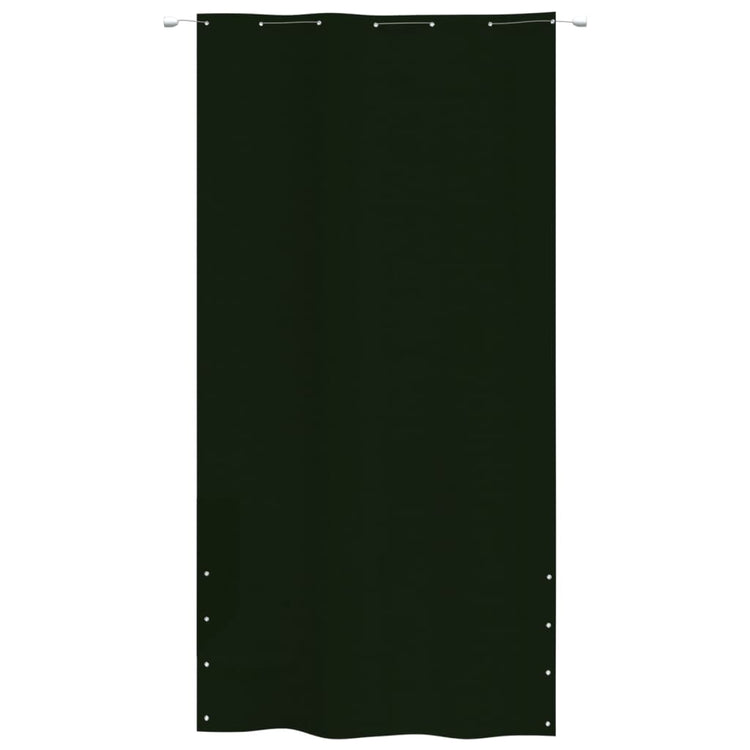 Écran de balcon Vidaxl 140x240 cm Oxford tissu vert foncé