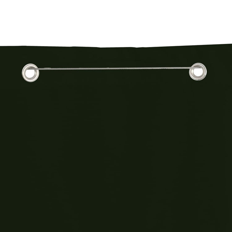 Écran de balcon Vidaxl 140x240 cm Oxford tissu vert foncé