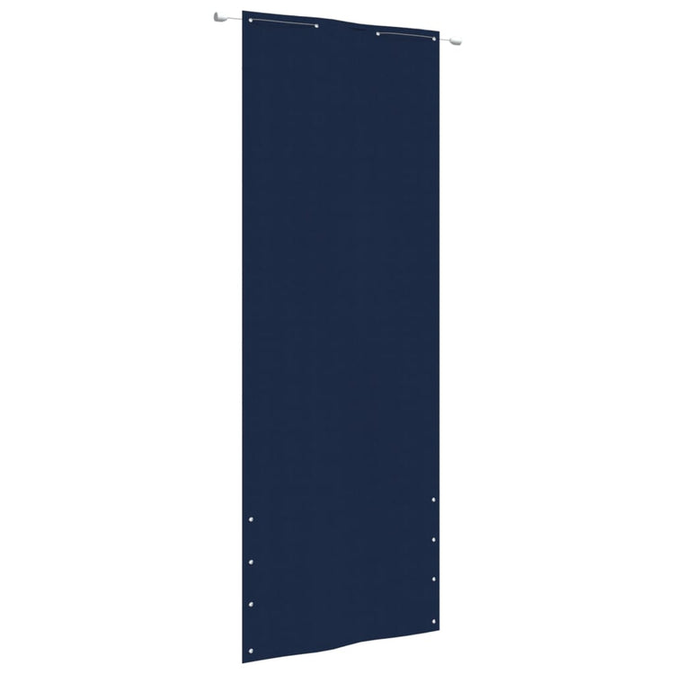 Écran de balcon Vidaxl 80x240 cm Oxford tissu bleu