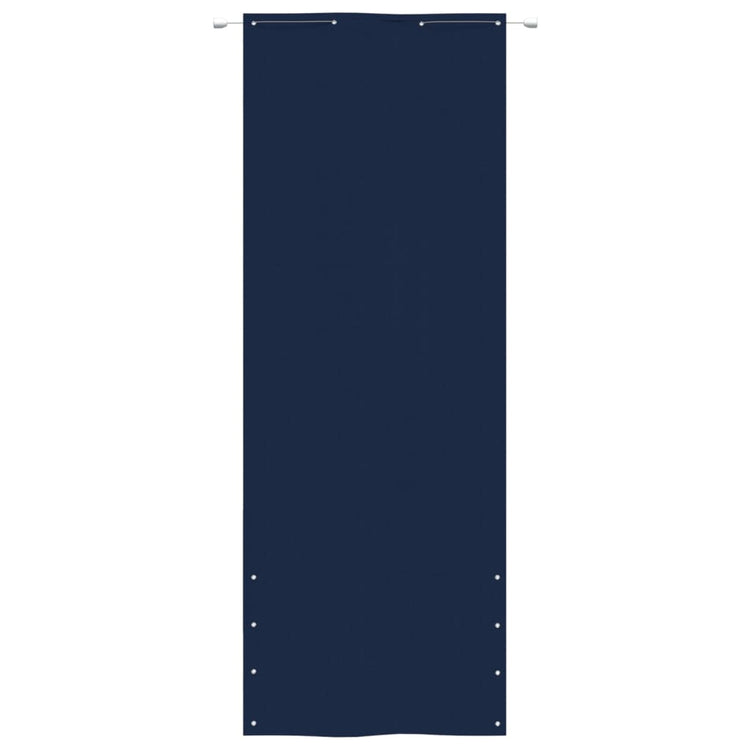 Écran de balcon Vidaxl 80x240 cm Oxford tissu bleu