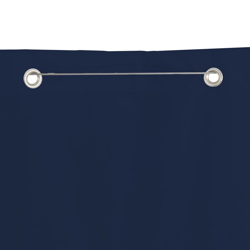 Écran de balcon Vidaxl 80x240 cm Oxford tissu bleu