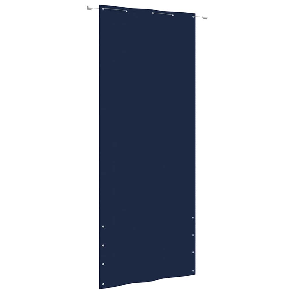 Écran de balcon Vidaxl 100x240 cm Oxford tissu bleu