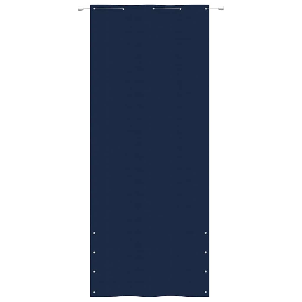 Écran de balcon Vidaxl 100x240 cm Oxford tissu bleu