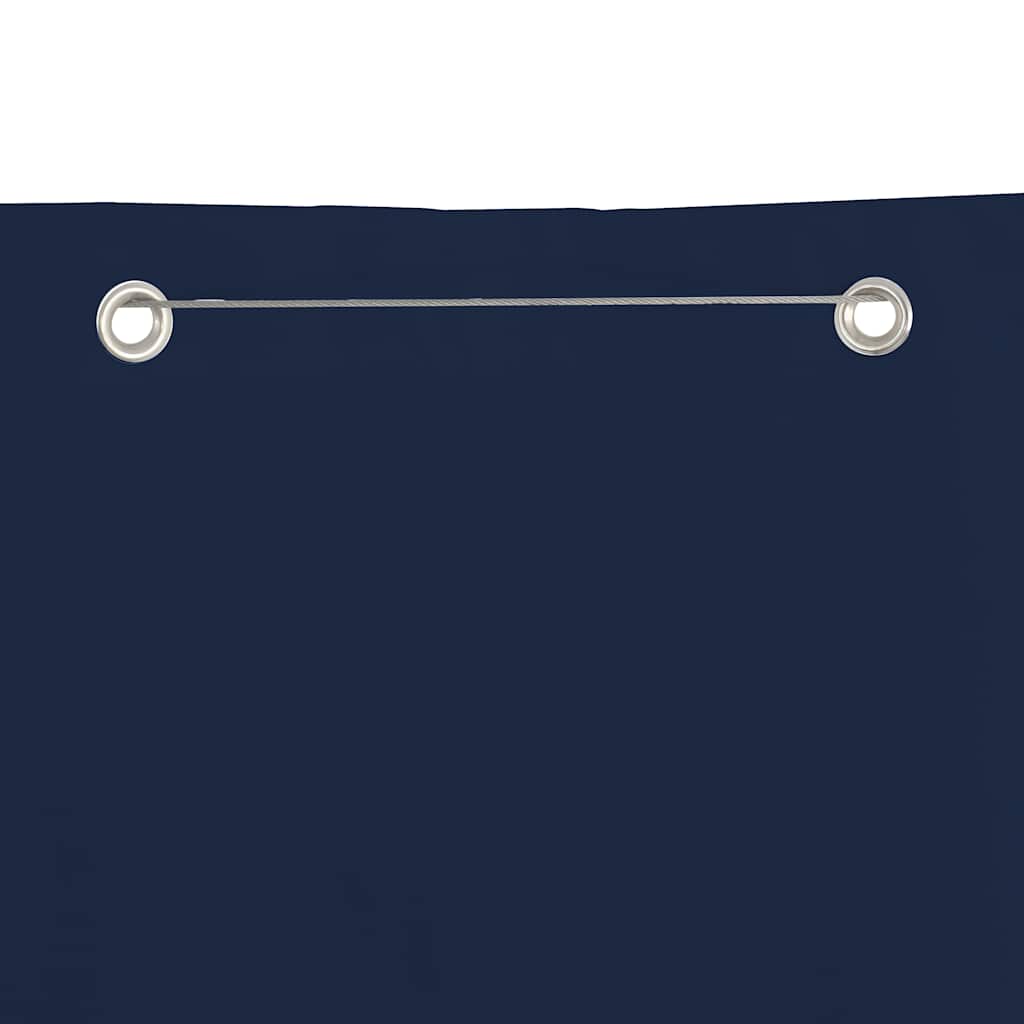 Écran de balcon Vidaxl 100x240 cm Oxford tissu bleu