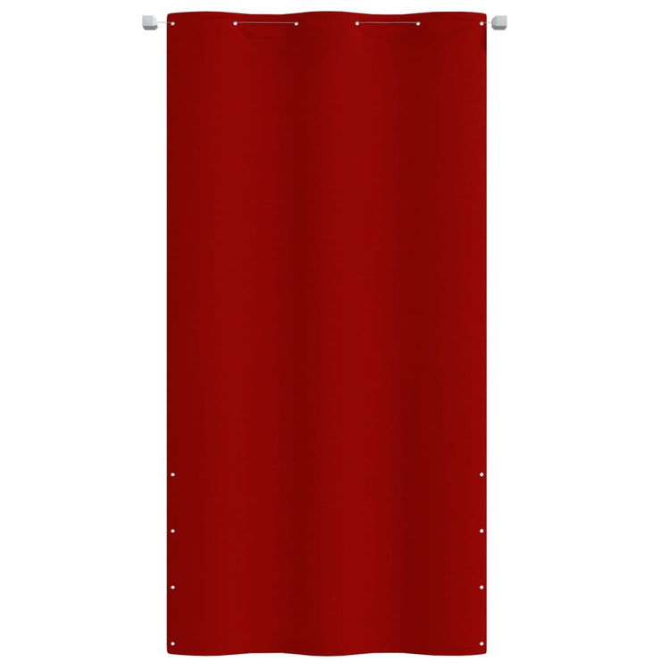 Écran de balcon Vidaxl 120x240 cm Oxford tissu rouge