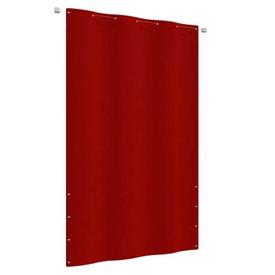 Écran de balcon Vidaxl 140x240 cm Oxford Fabric Red