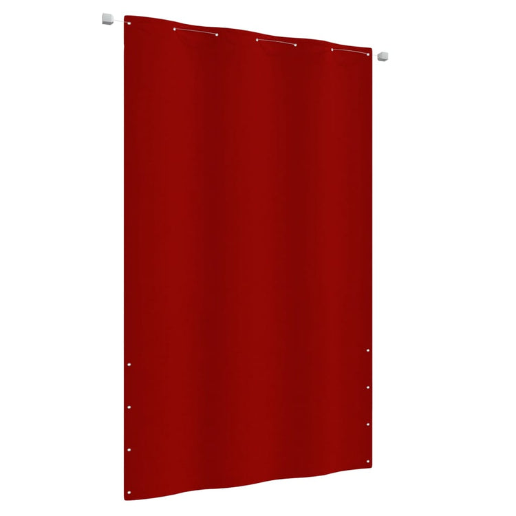 Écran de balcon Vidaxl 140x240 cm Oxford Fabric Red