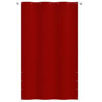 Écran de balcon Vidaxl 140x240 cm Oxford Fabric Red