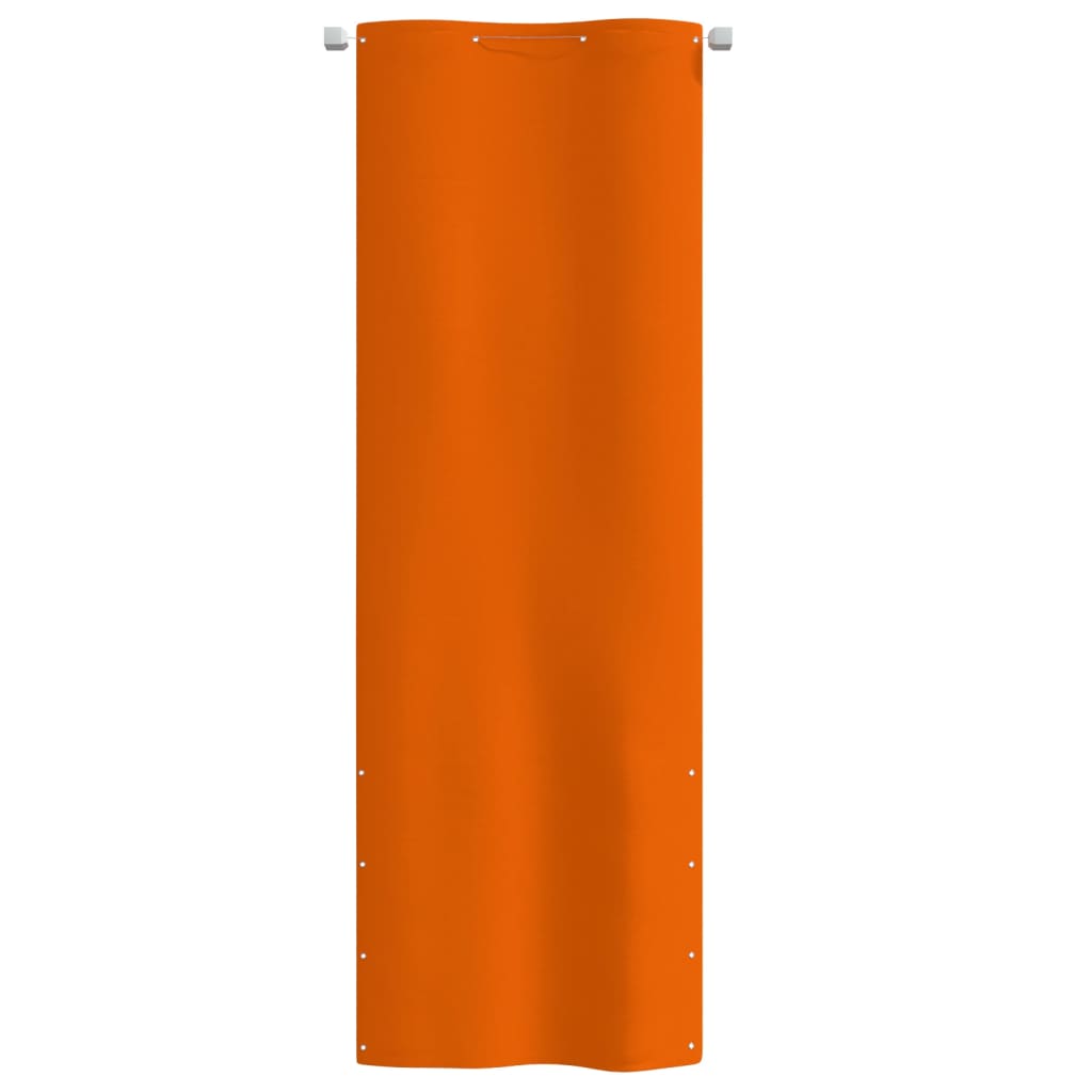 Écran de balcon Vidaxl 80x240 cm Oxford Fabric Orange