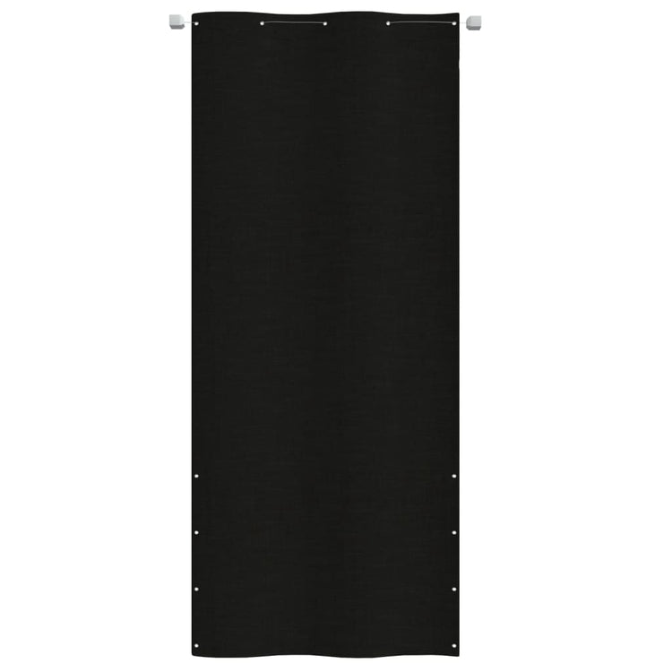 Écran de balcon Vidaxl 100x240 cm Oxford tissu noir