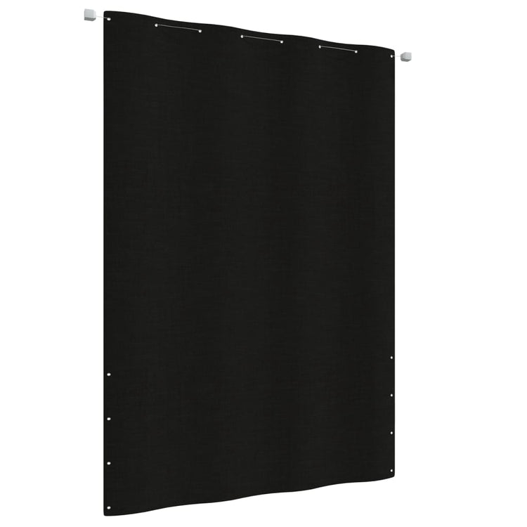 Écran de balcon Vidaxl 160x240 cm Oxford tissu noir