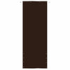 Écran de balcon Vidaxl 80x240 cm Oxford tissu brun