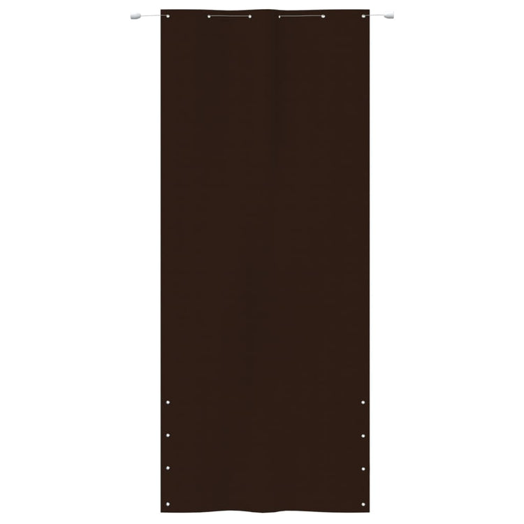 Écran de balcon Vidaxl 120x240 cm Oxford tissu brun