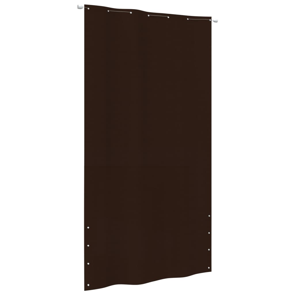 Écran de balcon Vidaxl 140x240 cm Oxford tissu marron