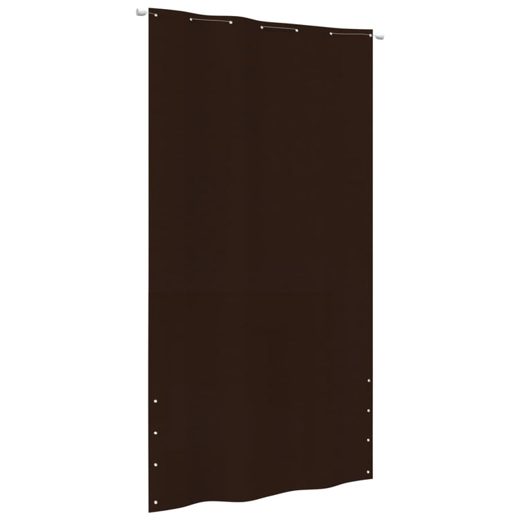 Écran de balcon Vidaxl 140x240 cm Oxford tissu marron