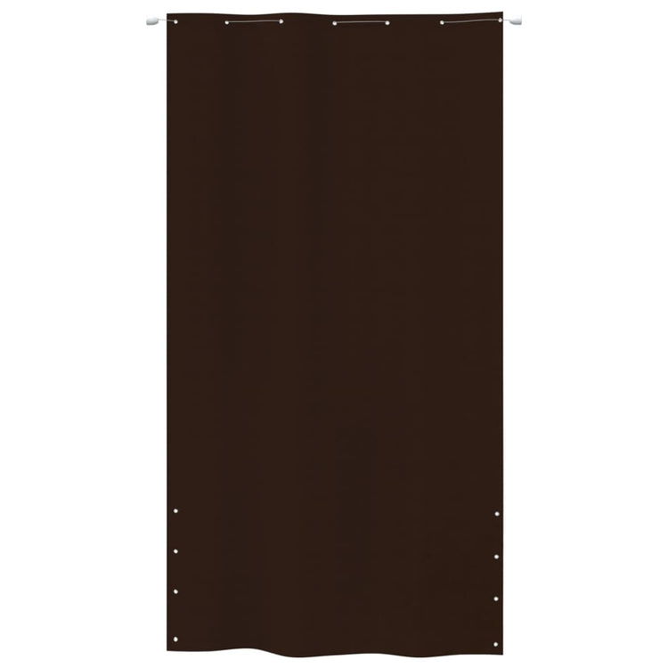 Écran de balcon Vidaxl 140x240 cm Oxford tissu marron
