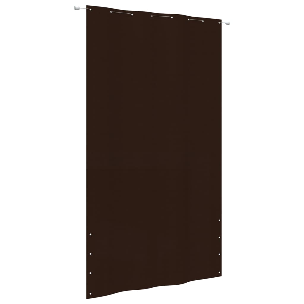 Écran de balcon Vidaxl 160x240 cm Oxford tissu marron