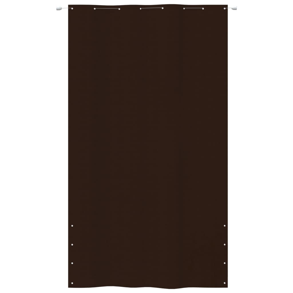 Écran de balcon Vidaxl 160x240 cm Oxford tissu marron