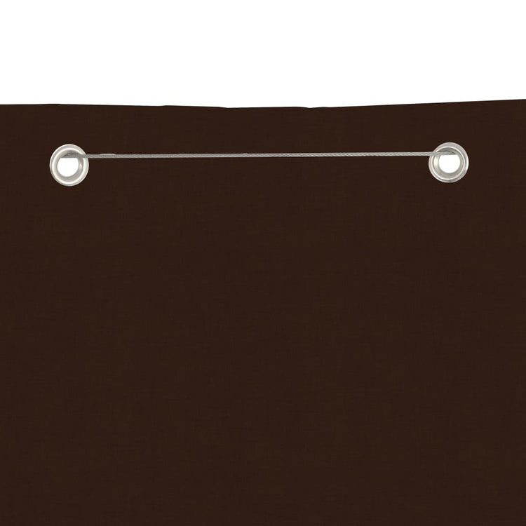 Écran de balcon Vidaxl 160x240 cm Oxford tissu marron