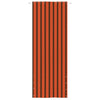 Écran de balcon Vidaxl 80x240 cm Oxford tissu orange et marron