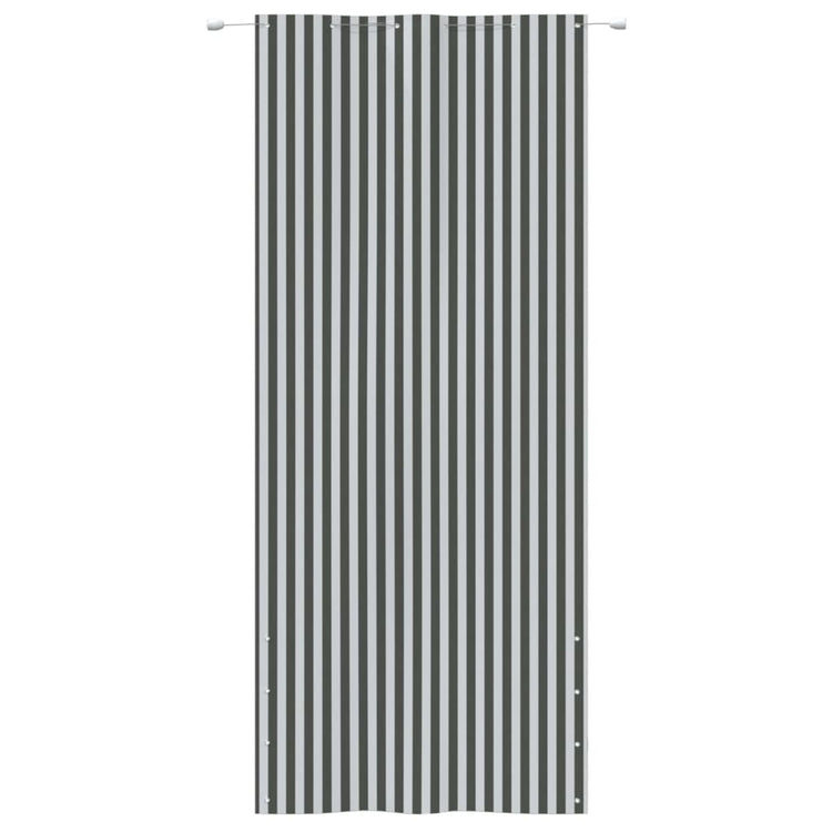 Écran de balcon Vidaxl 120x240 cm Oxford tissu anthracite -colored and blanc