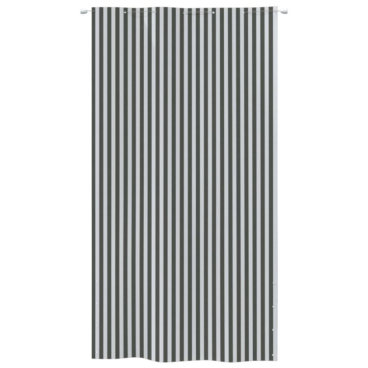 Écran de balcon Vidaxl 140x240 cm Oxford tissu anthracite -colored and blanc