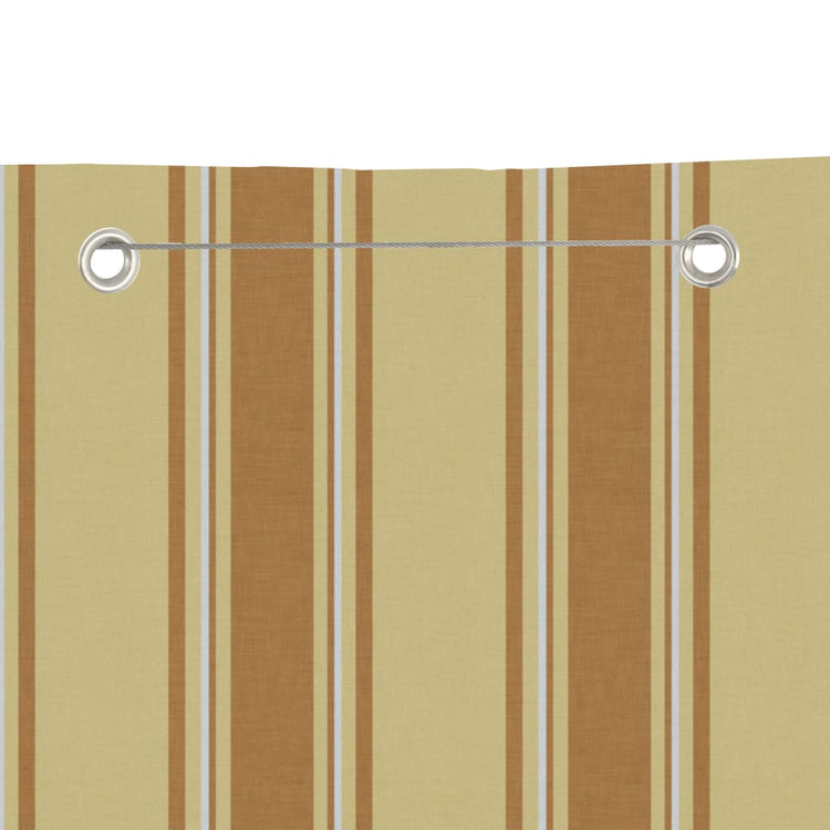 Écran de balcon Vidaxl 140x240 cm Oxford Fabric jaune et orange