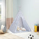 Vidaxx tente tipi pour enfants avec sac 115x115x160 cm polyester gris