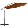 Vidaxl Parasol flottant avec poteau en aluminium 300 cm en terre cuite -colored
