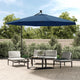Vidaxl Parasol flottant avec éclairage LED 350 cm Bleu Azure