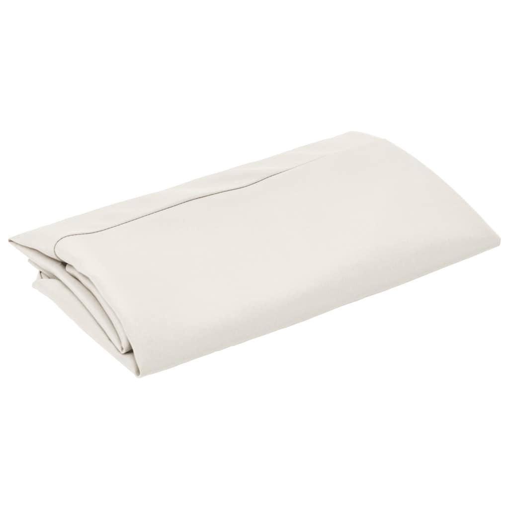 Tissu de remplacement Vidaxl pour parasol flottant 300 cm Sandy blanc