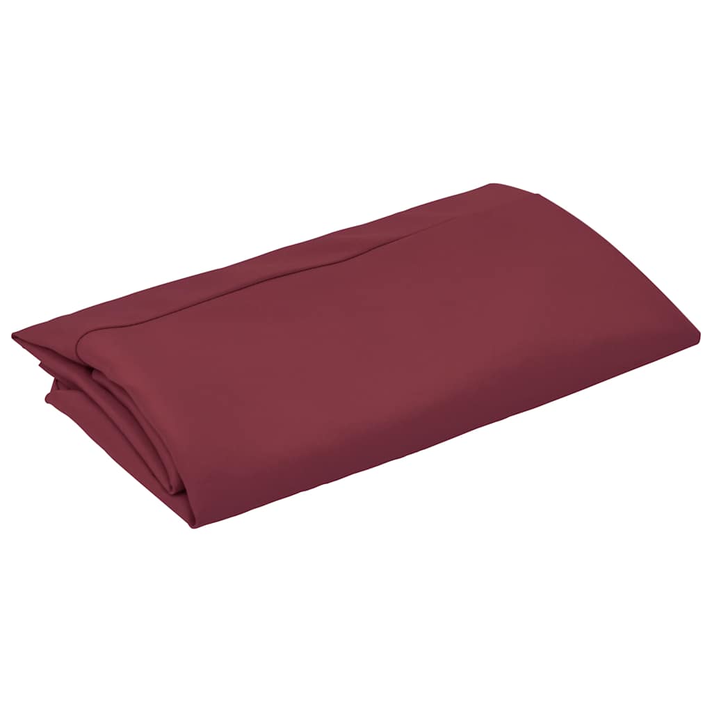 Tissu de remplacement Vidaxl pour parasol flottant 300 cm Bordeaux rouge