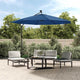 Tissu de remplacement de Vidaxl pour parasol flottant 350 cm Bleu Azure