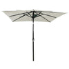 Vidaxl parasol 3 couches avec poteau en aluminium 2,5x2,5 m de sable