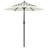 Vidaxl parasol 3 couches avec poteau en aluminium 2 m de couleur sable