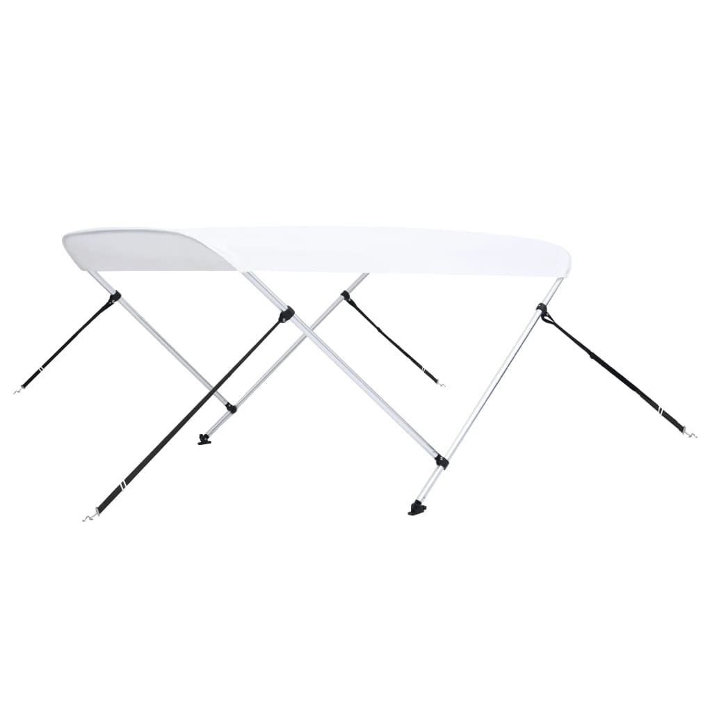Vidaxl biminitop 2-bows 180x150x110 cm blanc
