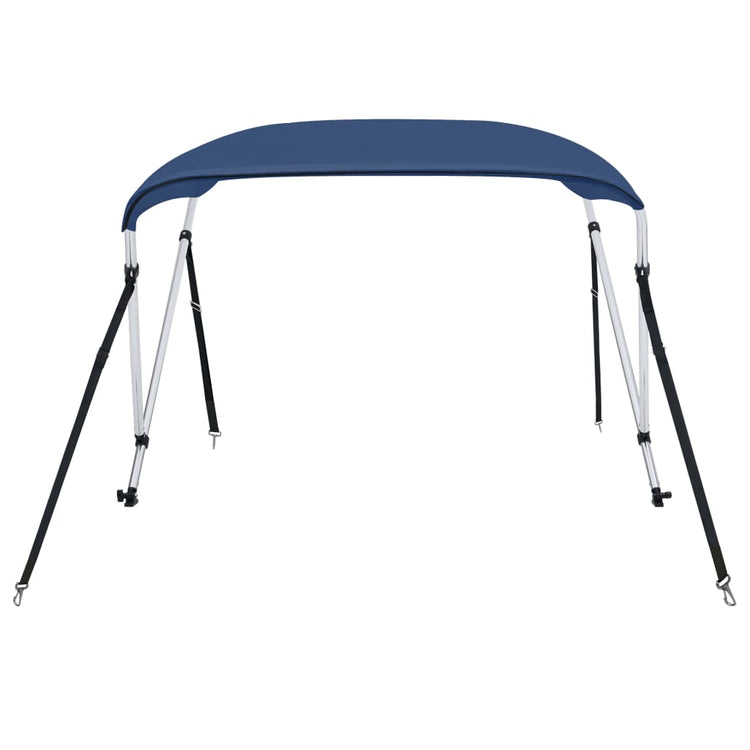 Vidaxl biminitop 2-bows 180x150x110 cm bleu marin