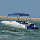 Vidaxl biminitop 2-bows 180x150x110 cm bleu marin