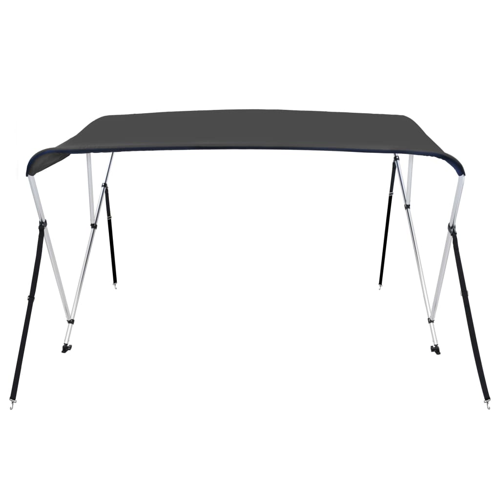 Vidaxl biminitop 3-bows 183x160x137 cm de couleur anthracite
