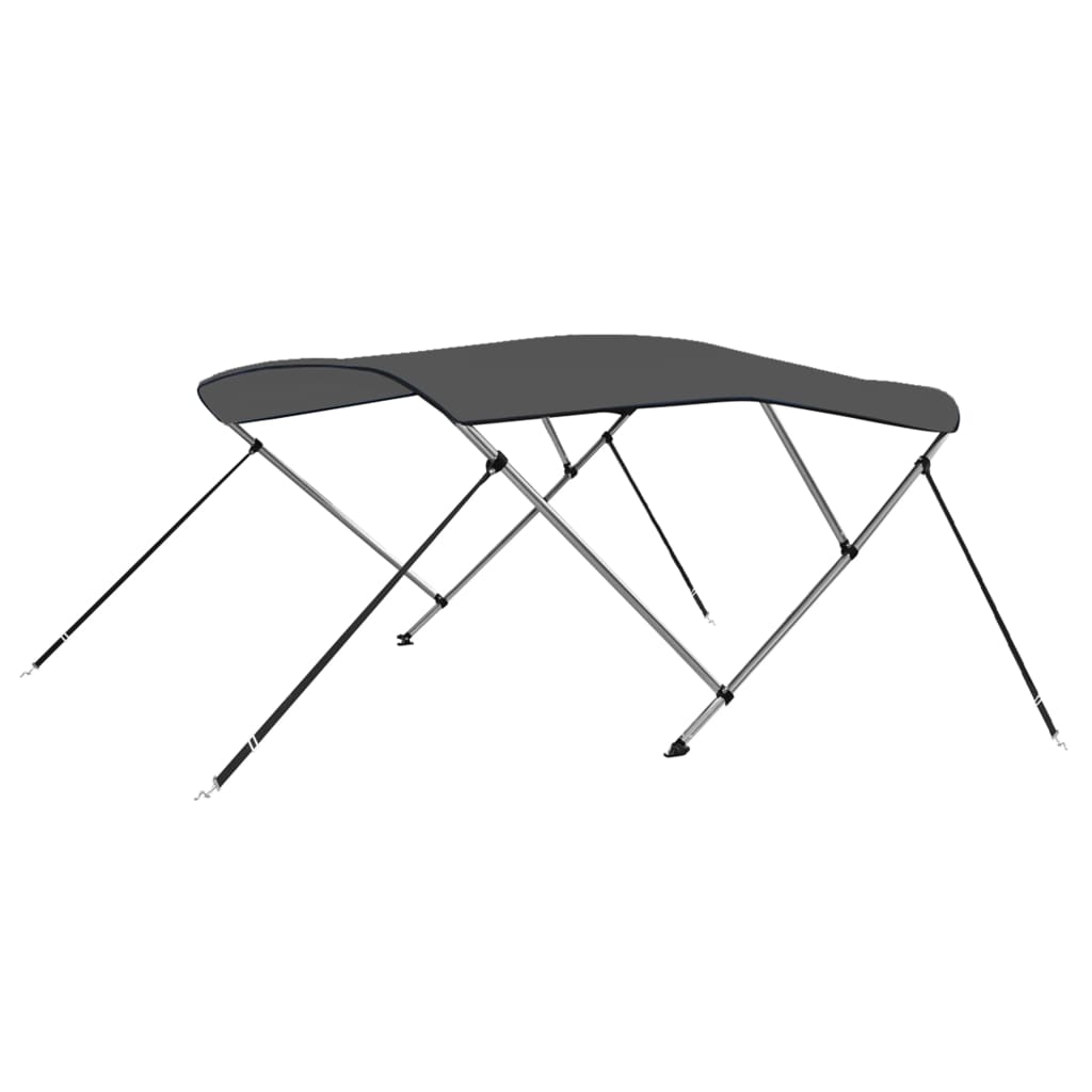 Vidaxl biminitop 3-boogs 183x180x137 cm de couleur anthracite