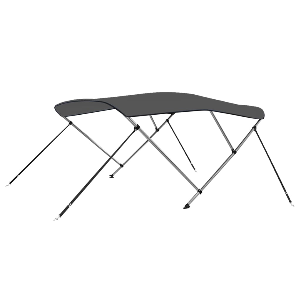 Vidaxl biminitop 3-boogs 183x196x137 cm de couleur anthracite