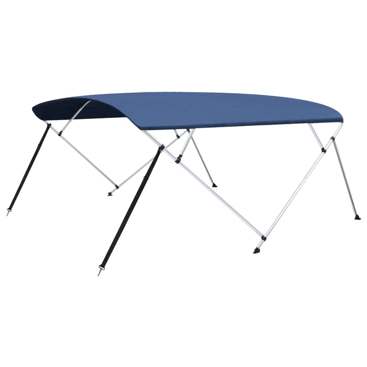 Vidaxl Biminitop 4-Boogs 243x (230-244) x137 cm bleu marine