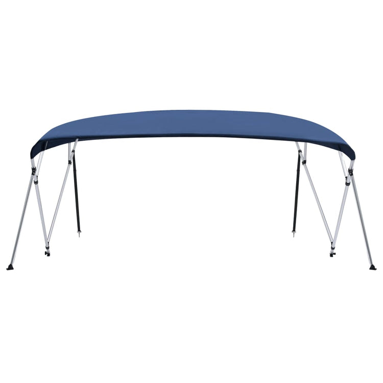Vidaxl Biminitop 4-Boogs 243x (230-244) x137 cm bleu marine
