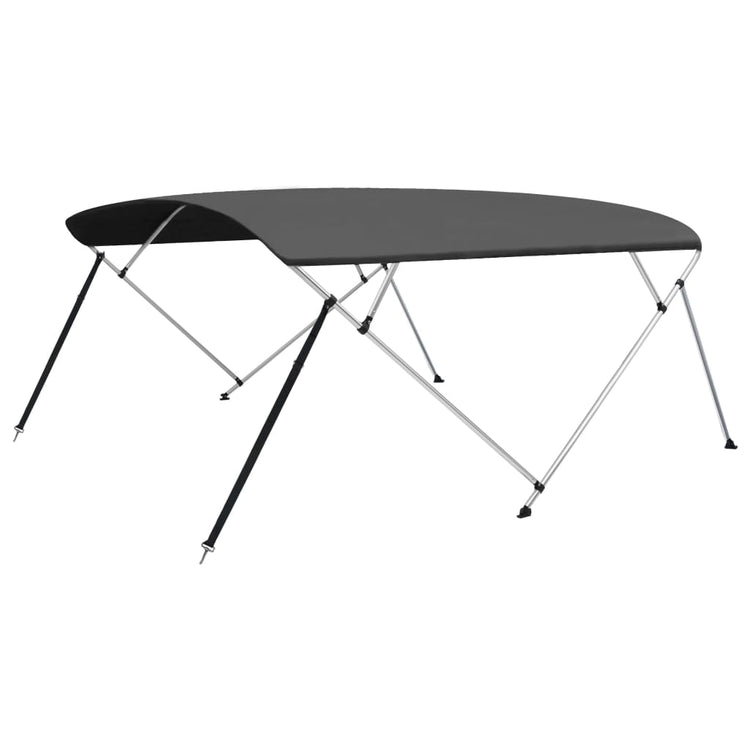 Vidaxl Biminitop 4-Boogs 243x (230-244) x137 cm de couleur anthracite