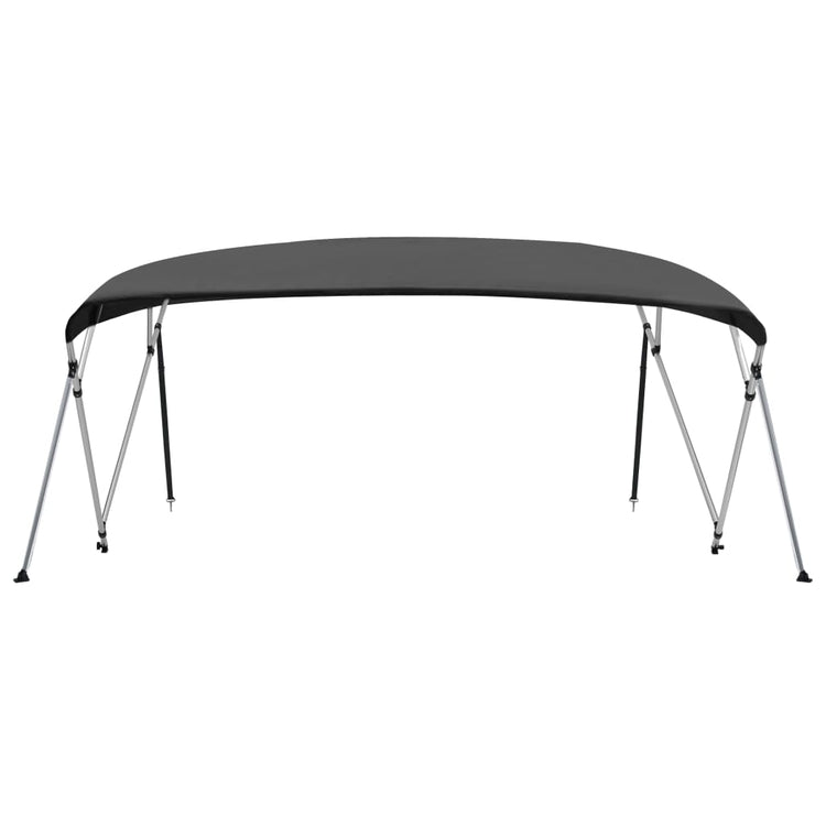 Vidaxl Biminitop 4-Boogs 243x (230-244) x137 cm de couleur anthracite