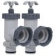 Vannes d'aspiration de la piscine Vidaxl 2 PCS