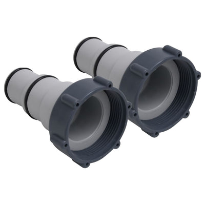 Adaptateurs de tuyaux de piscine Vidaxl 2 ST Plastic