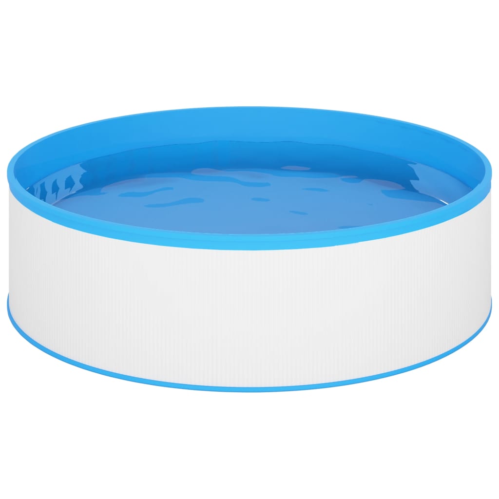 Vidaxl Splasher Pool 350x90 cm blanc