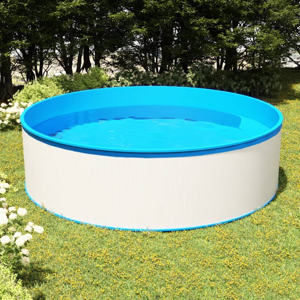 Vidaxl Splasher Pool 350x90 cm blanc